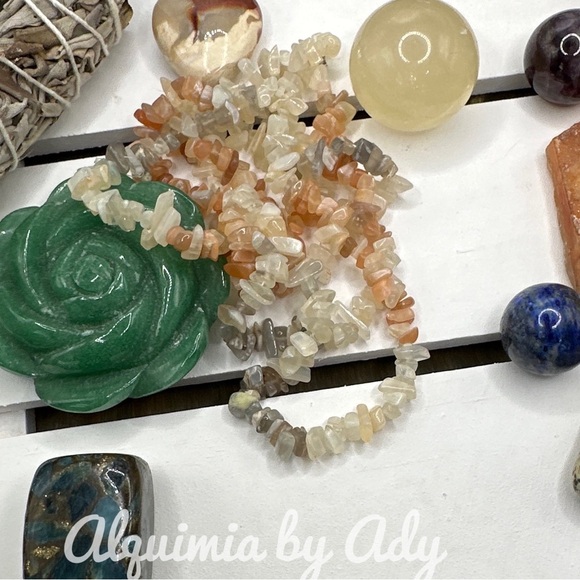 Moonstone chips very long necklace